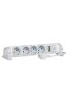 LEGRAND 694641 4x2P+F distribution line CON&SEC, with 1.5m cable, white-grey