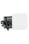 LEGRAND 696001 Oteo wall-mounted toggle switch with frame, white