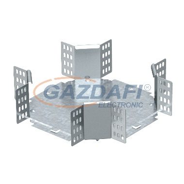 OBO 7004680 RK 130 FS Keresztidom vízszintes, sarokösszekötővel 110x300mm szalaghorganyzott acél