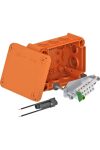 OBO 7205550 T 100 ED 6-6 F Junction box 150x116x67mm orange polypropylene