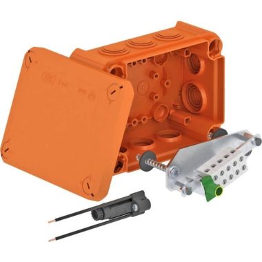 OBO 7205556 T 160 ED 16-6 F Junction box for function support 190x150x77mm orange polypropylene