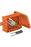 OBO 7205560 T 100 ED 6-6 AF Junction box 150x116x67mm orange polypropylene