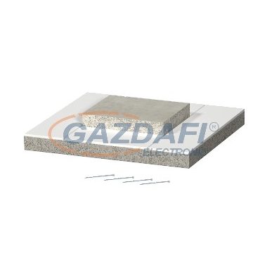 OBO 7215274 BSK-E120521 Véglezáró Elem BSK I120/E90-hoz 130x330mm szürke üvegszál-erősítésű könnyűbeton