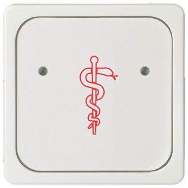 Schneider / Elso 731034 Doctor call button cover, white FASHION / RIVA / SCALA