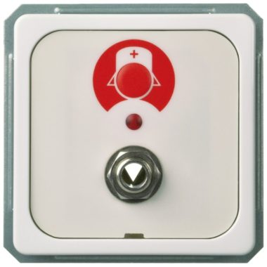 Schneider / Elso 735124 Combined wired call button socket, white FASHION / RIVA / SCALA