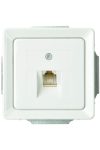 SCHNEIDER / ELSO 740064 Western-Electric pushbutton insert, white FASHION / RIVA / SCALA