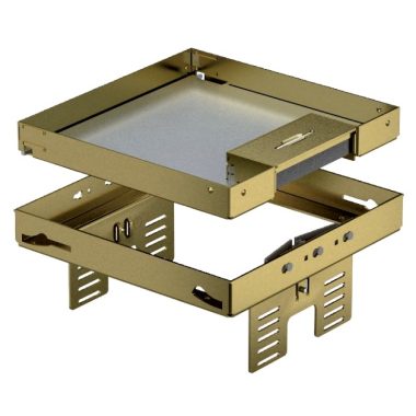 OBO 7409222 RKSN2 UZD3 4MS20 Square Cassette with cable outlet 200x200mm brass