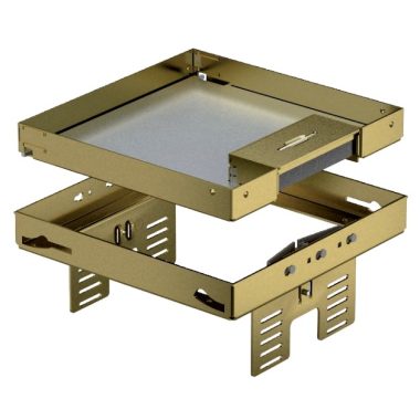 OBO 7409224 RKSN2 UZD3 4MS25 Square Cassette with cable outlet 200x200mm brass