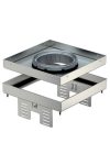 OBO 7409374 RKFN2 UZD3 4VS25 Square Cassette for Tube 200x200mm Stainless Steel