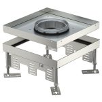   OBO 7409388 RKFN2 9 VMSL1N16 Heavy Duty Leveling Cassette Sl Square Tube 243x243mm Stainless Steel