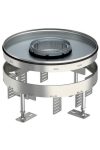 OBO 7409428 RKFR2 7 V25 Casetă rotundă pentru tub ø 275mm din oțel inoxidabil