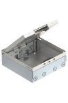 OBO 7427308 UDHOME9 2V MT V Floor box with Mt4 Module holder, with stainless steel fitting, with protective contact