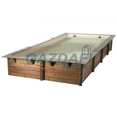 UBBINK Linea 500x800x140cm Medence Bézs Fóliával