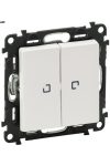 LEGRAND 752109 Valena Life double toggle switch with indicator light 10 AX white