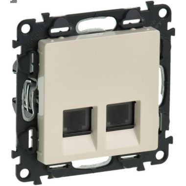 LEGRAND 753241 Valena Life 2xRJ45 Cat. 5e UTP csatlakozóaljzat elefántcsont