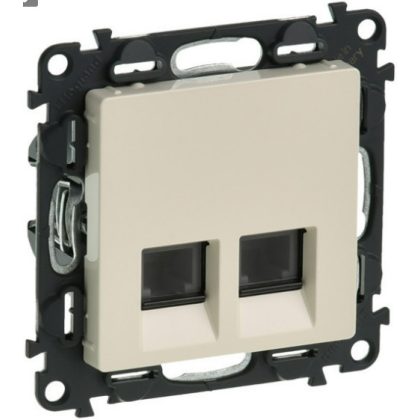   LEGRAND 753241 Valena Life 2xRJ45 Cat. 5e UTP csatlakozóaljzat elefántcsont