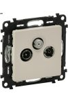 LEGRAND 753252 Valena Life TV-Radio-SAT socket, star point, 1.5 dB ivory