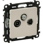   LEGRAND 753252 Valena Life TV-Radio-SAT socket, star point, 1.5 dB ivory