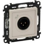 LEGRAND 753274 Valena Life XLR 3-Pin Socket - Male Ivory