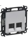 LEGRAND 753347 Valena Life 2xRJ45 Cat. 6 STP socket aluminum