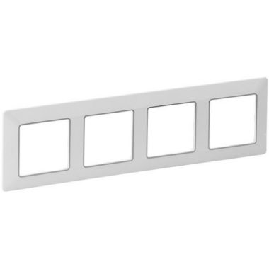 LEGRAND 754034 Valena Life four-frame white-chrome