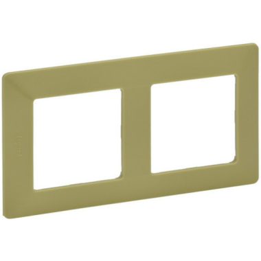 LEGRAND 754082 Valena Life double frame lime green