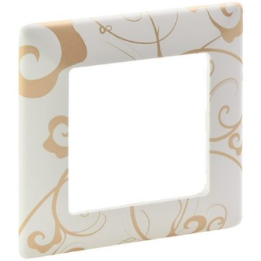 LEGRAND 754101 Valena Life single frame in rococo white