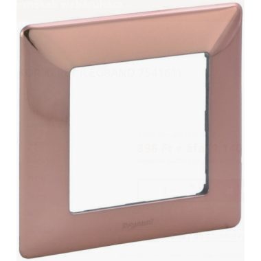 LEGRAND 754161 Valena Life single frame copper decor