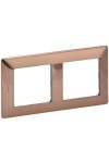 LEGRAND 754162 Valena Life double frame copper decor