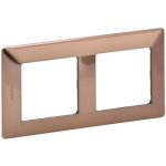 LEGRAND 754162 Valena Life double frame copper decor