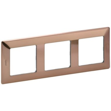 LEGRAND 754163 Valena Life triple frame with copper decor