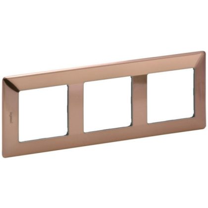 LEGRAND 754163 Valena Life triple frame with copper decor