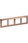 LEGRAND 754164 Valena Life four-frame copper decor