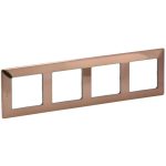 LEGRAND 754164 Valena Life four-frame copper decor