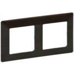 LEGRAND 754172 Valena Life double frame wenge decor