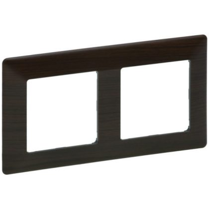 LEGRAND 754172 Valena Life double frame wenge decor