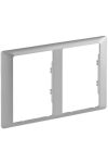 LEGRAND 754242 Valena Life double frame for 2x2P + F socket aluminum