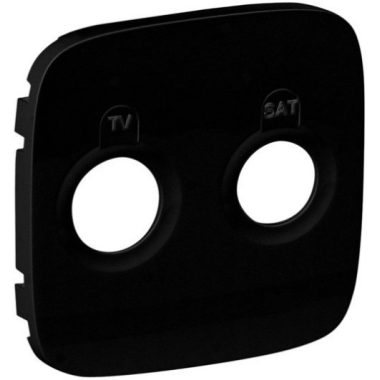 LEGRAND 754828 Valena Allure TV-SAT socket cover, Black