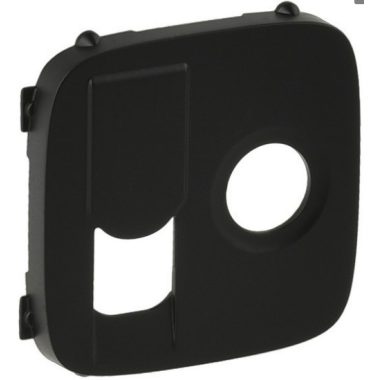 LEGRAND 754838 Valena Allure TV + RJ Socket Cover, Black