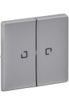 LEGRAND 755222 Valena Life double light key aluminum