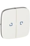 LEGRAND 755225 Valena Allure Double switch cover, indicator light, White