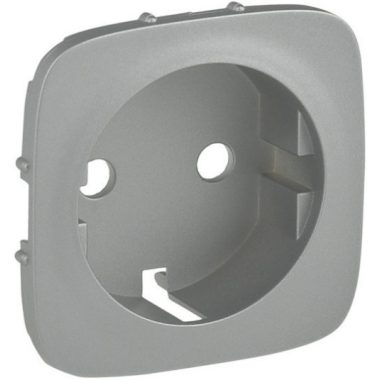 LEGRAND 755257 Valena Allure 2P + F socket (6mm²), cover, Aluminum