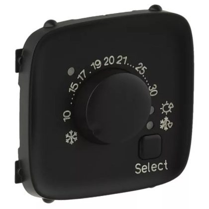   LEGRAND 755318 Valena Allure Electronic Thermostat Cover, Black