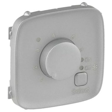 LEGRAND 755327 Valena Allure Floor heating thermostat cover, Aluminum