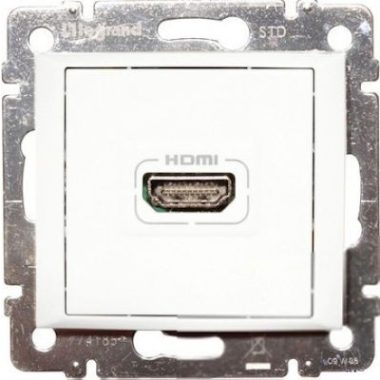LEGRAND 770085 Valena HDMI csatlakozó, fehér