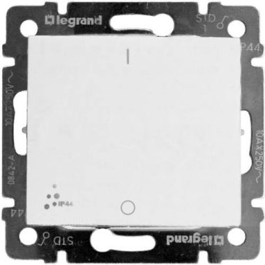 LEGRAND 770092 Valena IP44 kétpólusú kapcsoló, fehér