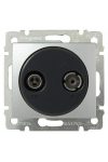 LEGRAND 770132 Valena TV-RD socket 1.5dB aluminum