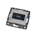 LEGRAND 770141 Valena 1xRJ45 ISDN aljzat alumínium