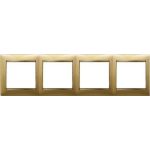 LEGRAND 770304 Valena frame four, matt gold