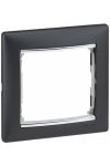 LEGRAND 770391 Valena Black / Silver, frame 1 frame